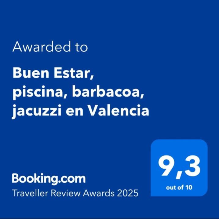 Buen Estar, Piscina, Barbacoa, Jacuzzi En Valencia Villa Turís Exterior foto